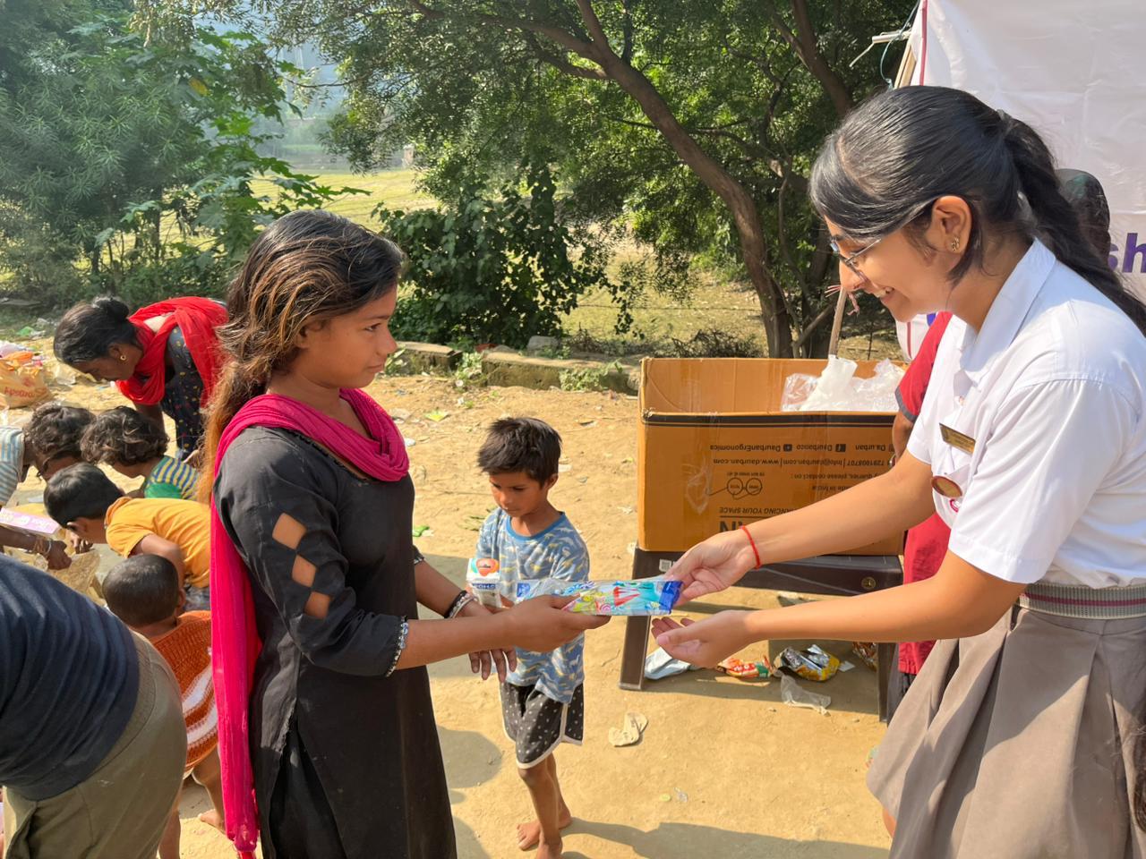 Joy of Giving: 'Smile' Donation Drive